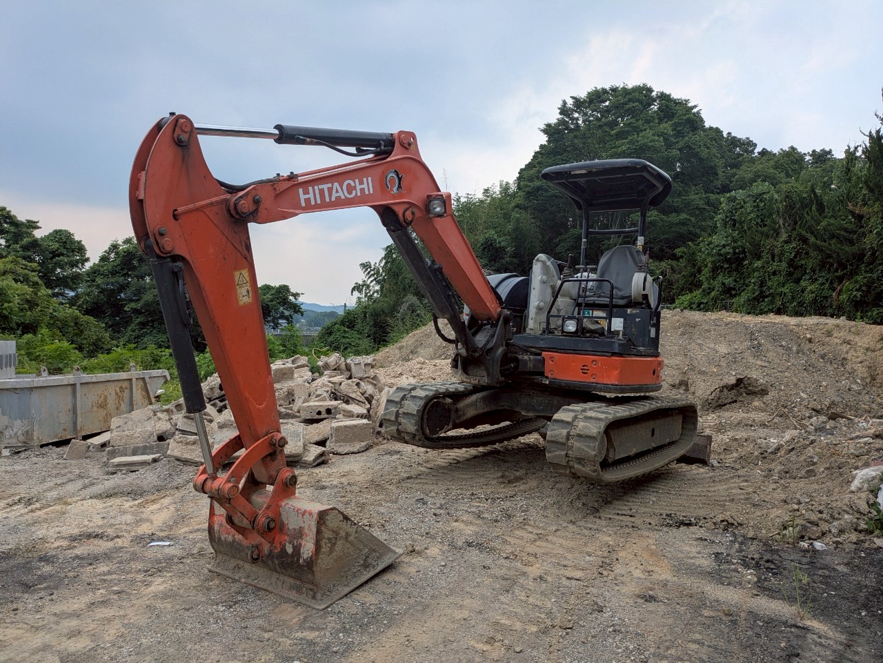 日立 油圧ショベル ZX40U-5Aの買取写真4